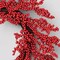 22-Inch Red Cluster Berry Artificial Christmas Wreath Festive Holiday Door Accent